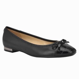 Nine West Olly 9x9 Ballet Flats - Black - Ireland (MX8937125)